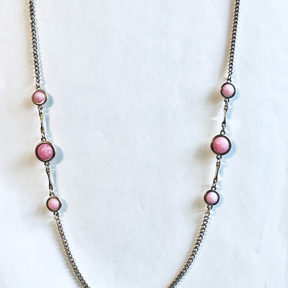 Vintage Sarah Coventry Pink and Gold-tone‎ Necklace, Sarah Cov Jewelry